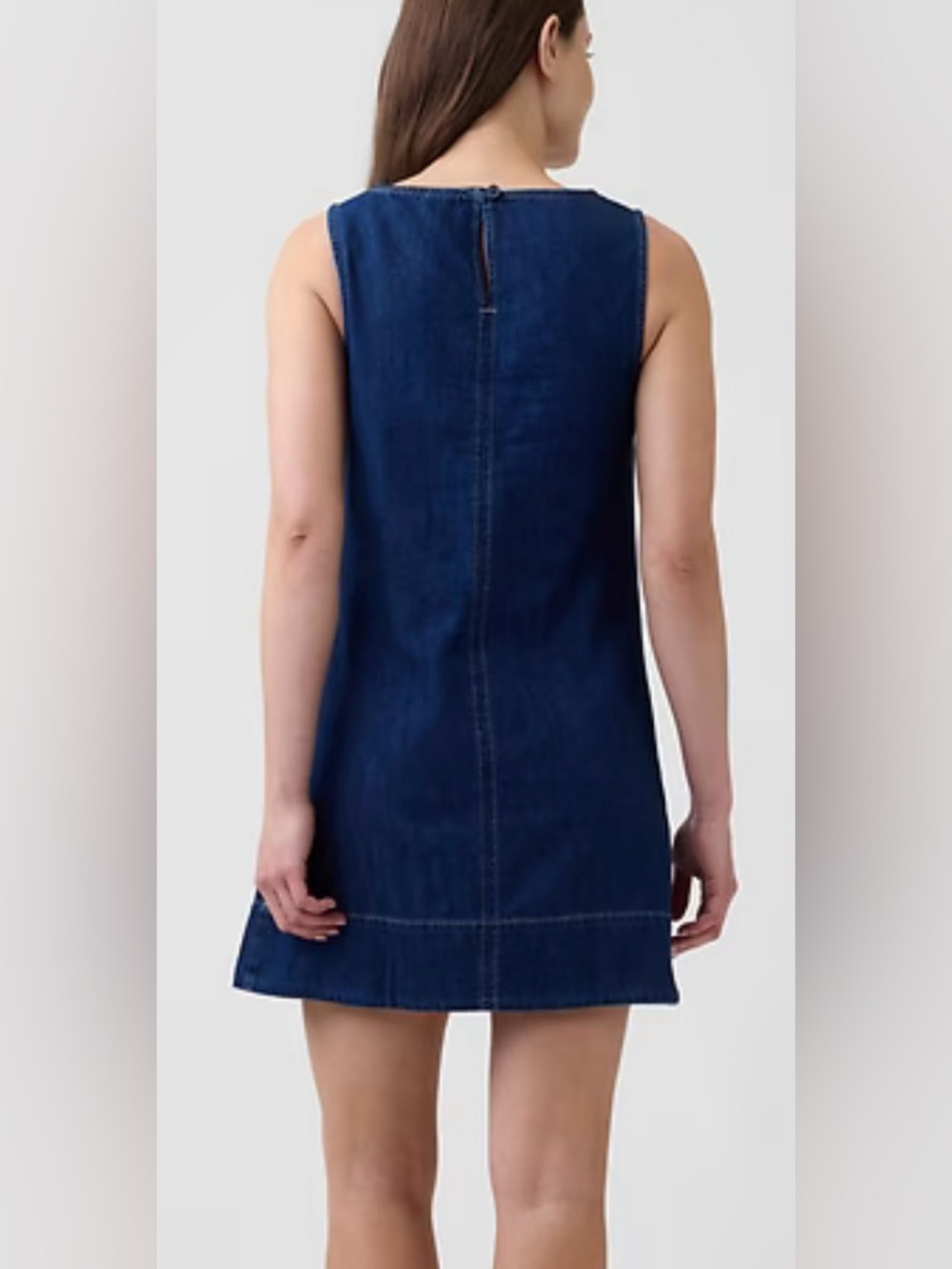 NWT Gap Denim Shift Dress - Picture 3 of 10